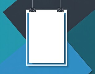 Minimal Typography Poster Template Featuring Strong Central Copy Space and Clean Editorial Layout