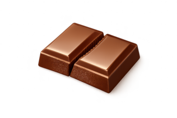 Delicious Chocolate Bar on a transparent background for tasty treats