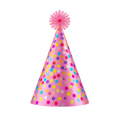 Party Hat for Celebrations in Blue and Gold Colors With a Fun Design