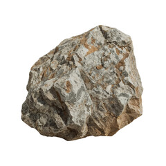 Obraz premium Large Rock Rests on Ground With Rough Surface and Natural Markings at Outdoor Location
