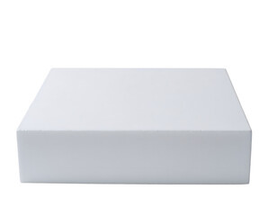 Smooth White Foam Board Isolated for Minimalist, Creative, and Design Projects