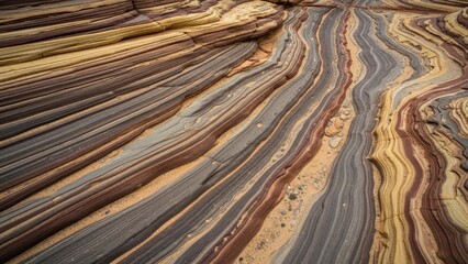 Abstract sandstone swirls in earthy tones, sculpted by wind and time
