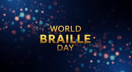 World Braille Day Celebration Graphic