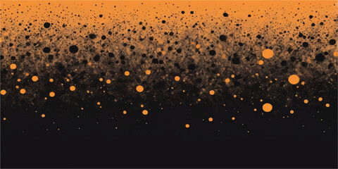 Abstract golden vector illustration of a sparkling Christmas background with bright stars and magic light particles for a festive winter night wallpaper design © Hena