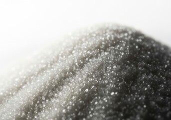 Close up abstract texture of shimmering granular material transparent background