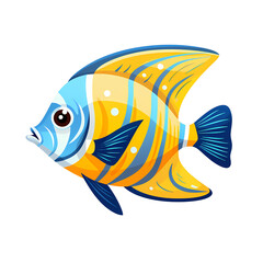 Adorable Exotic Small Aquarium Fish Portrait