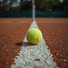 tennis ball and racket lover sports