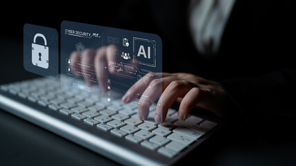 An AI-powered cybersecurity dashboard for cyber data defense. The system includes a secure login...