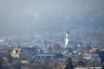 Ausblick auf Innenstadt von Garmisch