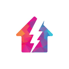 House Power Energy Logo Design Element.
