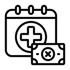 Obraz premium first aid kit card