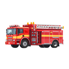 Fire Engine Vehicle for Firefighting Operations