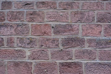 D&eacute;tail sur un vieux mur de pierres