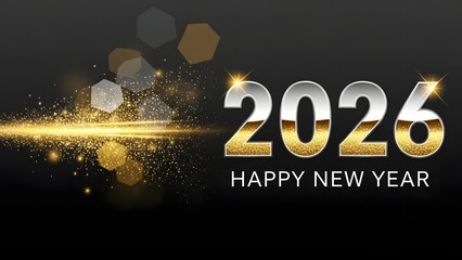 Happy new year 2026 celebration background