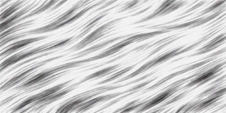 Black and white fur texture pattern close-up with natural light design on a paper background