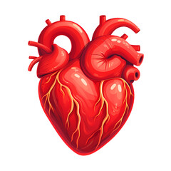 Heart Symbol on White Background Vector