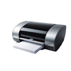 printer with paper tray extended