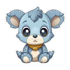 Cute Cartoon Stuffed Animal Vector Illustration