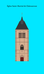 &Eacute;glise Saint-Martial de Ch&acirc;teauroux, France