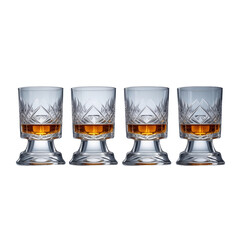 Glass whiskey glasses
