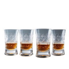Glass whiskey glasses