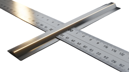 Valentine's day metal ruler heart x shape love concept