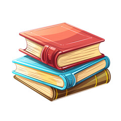 Educational Hardcover Books Stack for Learning