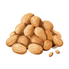 Whole Groundnuts in Shell Close-Up