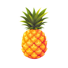 Exotic Pineapple Whole Fruit Icon
