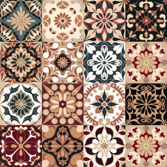 vector illustration hires Collection of High-Resolution Abstract Seamless ornament Patterns with Diverse Designs and Textures 
