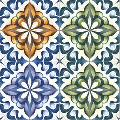 vector illustration hires Collection of High-Resolution Abstract Seamless ornament Patterns with Diverse Designs and Textures 
