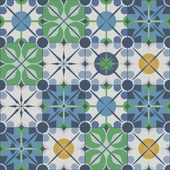 vector illustration hires Collection of High-Resolution Abstract Seamless ornament Patterns with Diverse Designs and Textures 