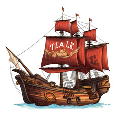 Talk Like A Pirate Day Ship Banner