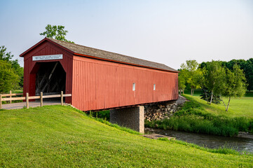Covered Bridge in Zumbrota, Minnesota, USA
