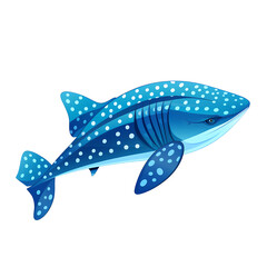 Majestic Whale Shark in Ocean Depths