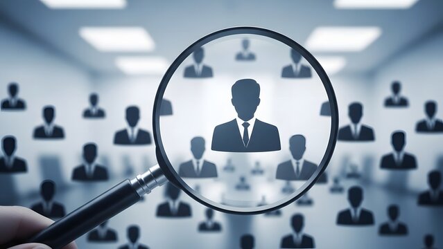 Executive Candidate Selection and Recruitment Search with Magnifying Glass