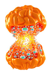 Human Chocolate Brain Exploding with Energy.