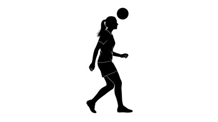 Obraz premium silhouette of a woman
