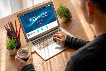 Website design software provide modish template for online retail business and e-commerce