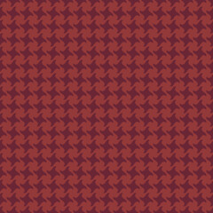 Fototapeta premium Elegant maroon houndstooth pattern, perfect for textile design, fashion, or website backgrounds.