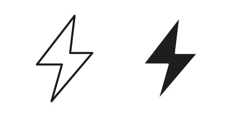 Flash icons set in multiple style collection