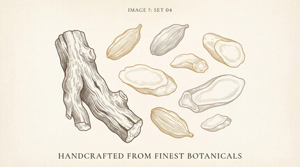 Engraved collection showcasing exquisite botanical designs with intricate details and organic textures