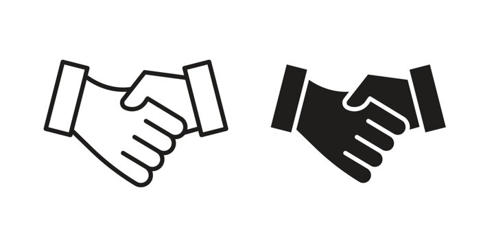 Partner icons set in multiple style collection