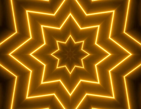 Abstract kaleidoscope design - Powered by Adobe