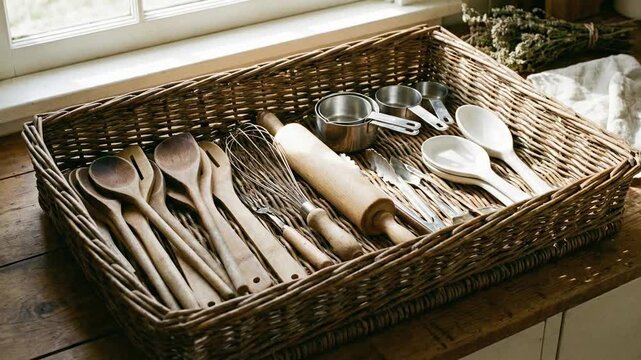 vintage kitchen utensils
