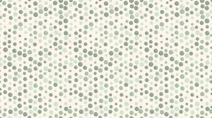 Abstract pastel green and gray circle pattern. Subtle geometric design ideal for backgrounds, textiles, or website design. Modern, minimalist style evokes calm and sophistication.