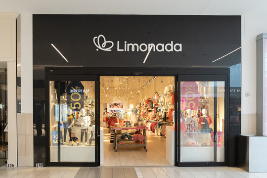 Orlando, Florida, USA - January 27, 2022: Limonada store  at a shopping mall in Orlando, Florida, USA. Limonada offers unique designs for extraordinary girls. 