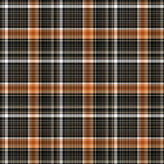 Rich Brown Plaid Seamless Repeat