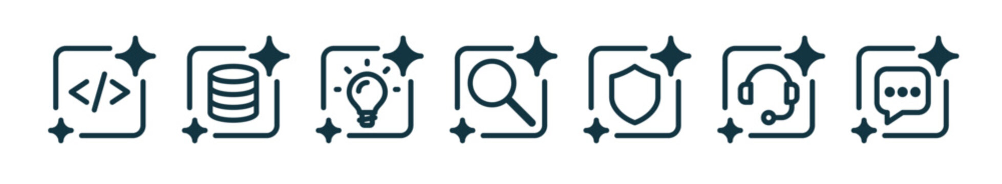 Set of AI tools like research, search, code generator, cyber securiy, ai agent, bot.