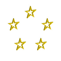 Obraz premium Star icon design template